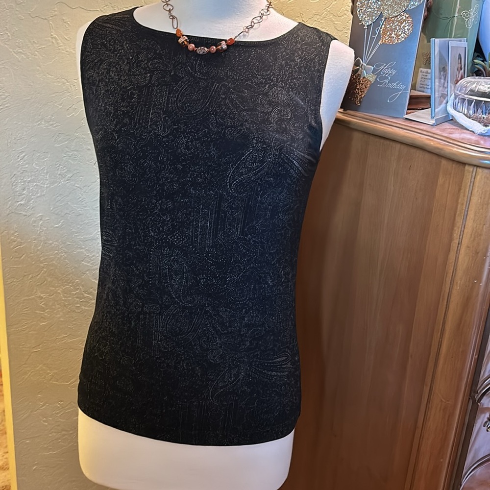 Chico’s tank top Black Size 1X - Picture 5 of 7